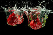 Strawberry splash by nilaya