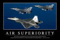 Air Superiority Motivational Poster by Stocktrek Images