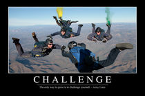 Challenge Motivational Poster by Stocktrek Images