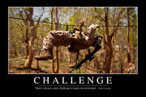 Challenge Motivational Poster by Stocktrek Images