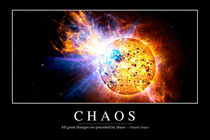 Chaos Motivational Poster by Stocktrek Images