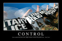 Control Motivational Poster by Stocktrek Images