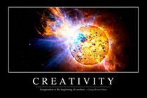 Creativity Motivational Poster von Stocktrek Images