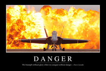Danger Motivational Poster von Stocktrek Images