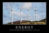 Energy Motivational Poster von Stocktrek Images