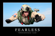Fearless Motivational Poster by Stocktrek Images