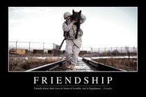 Friendship Motivational Poster von Stocktrek Images
