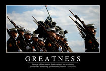 Greatness Motivational Poster von Stocktrek Images