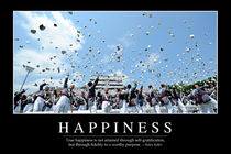 Happiness Motivational Poster von Stocktrek Images