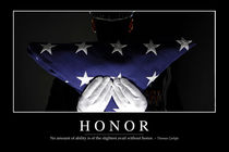 Honor Motivational Poster by Stocktrek Images