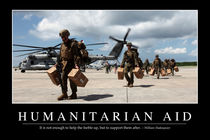 Humanitarian Aid Motivational Poster von Stocktrek Images