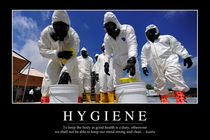 Hygiene Motivational Poster von Stocktrek Images