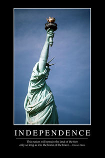 Independence Motivational Poster by Stocktrek Images