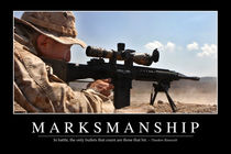 Marksmanship Motivational Poster by Stocktrek Images