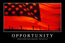 Opportunity Motivational Poster by Stocktrek Images