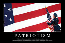Patriotism Motivational Poster von Stocktrek Images