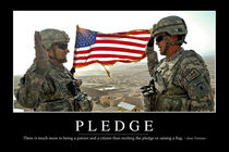 Pledge Motivational Poster by Stocktrek Images