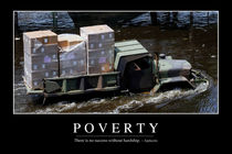 Poverty Motivational Poster von Stocktrek Images