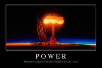 Power Motivational Poster von Stocktrek Images