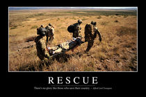 Rescue Motivational Poster by Stocktrek Images