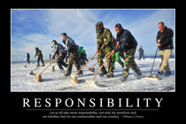 Responsibility Motivational Poster by Stocktrek Images