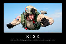 Risk Motivational Poster by Stocktrek Images