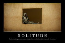 Solitude Motivational Poster by Stocktrek Images