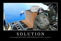 Solution Motivational Poster von Stocktrek Images