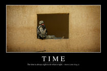 Time Motivational Poster von Stocktrek Images