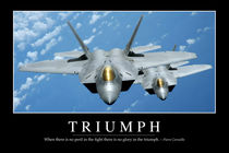 Triumph: Motivational Poster von Stocktrek Images