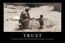 Trust Motivational Poster von Stocktrek Images
