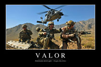 Valor Motivational Poster by Stocktrek Images