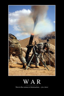 War Motivational Poster von Stocktrek Images