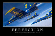 Perfection Motivational Poster von Stocktrek Images