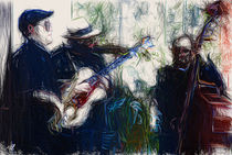 Jazz musicians (1) by Wolfgang Pfensig