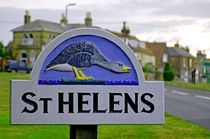 Village Sign, St Helens von Rod Johnson