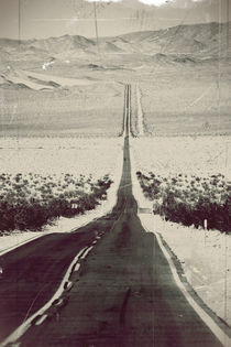 Straße zum Death Valley  von Bastian  Kienitz