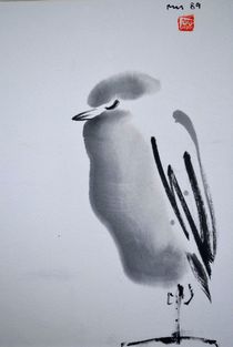 Relaxation/Entspannung - Sumi-e by Marianne Marx-Bleil