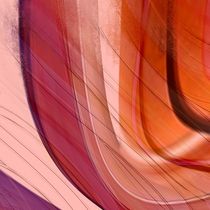 Farbverlauf lila und orange von Christine Bässler