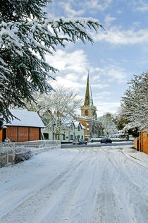 Church Road, Rolleston on Dove von Rod Johnson
