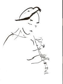 flautist 2 by Ioana  Candea