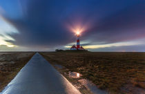 Leuchtturm Westerhever an der Nordsee by Dennis Stracke