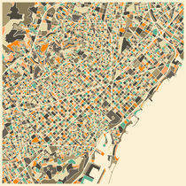 BARCELONA MAP by jazzberryblue