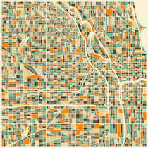 CHICAGO MAP von jazzberryblue