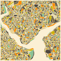 ISTANBUL MAP von jazzberryblue