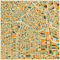 LOS ANGELES MAP von jazzberryblue