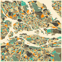 STOCKHOLM MAP von jazzberryblue