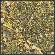 DALLAS MAP by jazzberryblue