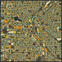 DENVER MAP by jazzberryblue