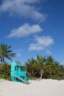 Flamenco Beach Culebra Island Lifeguard House by Matilde Simas